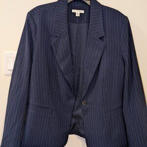 Business Casual Blazer - Pinstripe - Size 20 (XXL)
